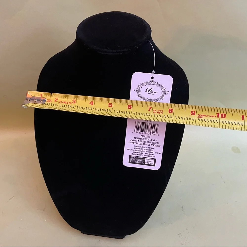 New black velvet necklace stand